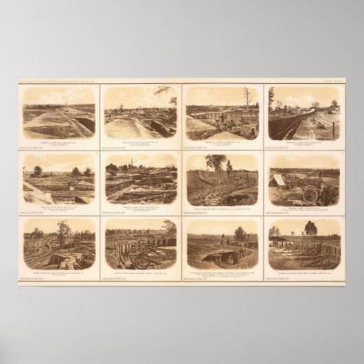 Poster Forêts, batteries, Atlanta, Ga (Devant)