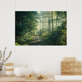 Poster Forêts | Chemin forestier Hambourg Allemagne (Cuisine)