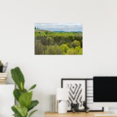 Poster Forêts et collines de Black River Falls Wisconsin (Bureau à domicile)