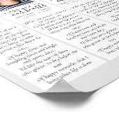 Poster Forever | 2x7" Modèle de marque-page DIY funéraire (Coin)