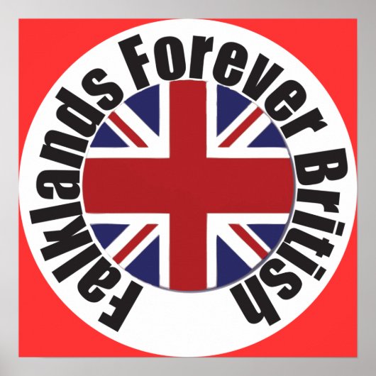 Poster Forever British de Falkland (Devant)