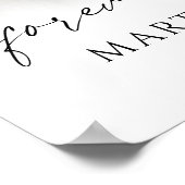 Poster Forever In Our Hearts Photo Modern Script Memorial (Coin)