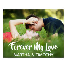 Forever My Love Script Décontracté Photo personnal