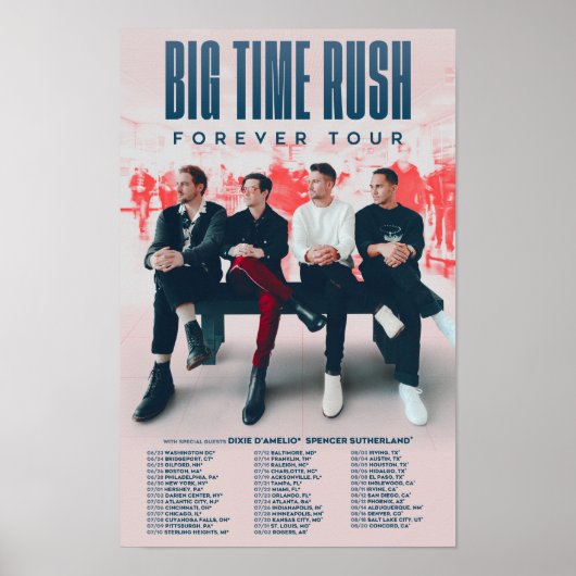 Poster Forever Tour 2022 (Option 3) (Devant)