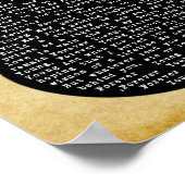 Poster Forever Young Black Guitare Chanson Lyric Print (Coin)