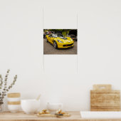 Poster Forfait Jaune C7 z07 Chevrolet Corvette (Cuisine)
