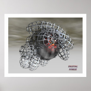 Poster Forge numérique 10