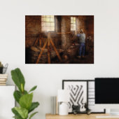 Poster Forgeron - Ça chauffe ici (Bureau à domicile)