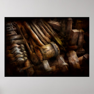 Poster Forgeron - L'art du martelage