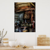 Poster Forgeron noir - Le forgeron semi-moderne (Cuisine)