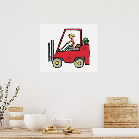Poster Forklift (Cuisine)