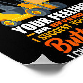 Poster Forklift Operator My Sense Of Humor Funny Forklift (Coin)