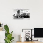 Poster Forks, WashingtonA Street Scene Forks, WA (Bureau à domicile)