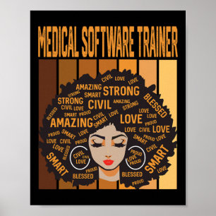 Poster Formateur de logiciel médical Puissant Mois de l'h