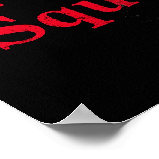 Poster Formation Cool Red Bold Textes GYM Workout (Coin)