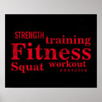 Formation Cool Red Bold Textes GYM Workout