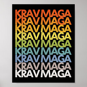 Poster Formation d'autodéfense Krav Mega Arts martiaux Fi