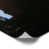 Poster Formation de Lighthouse Rock dans le canyon de Pal (Coin)