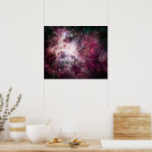 Poster Formation de nébula dans l'espace extra-atmosphéri (Cuisine)
