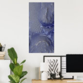 Poster Formation de Noctis Labyrinthus sur Mars (Bureau à domicile)