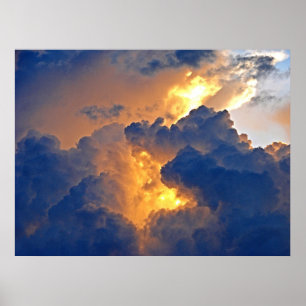 Poster Formation de nuages dramatiques