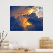 Poster Formation de nuages dramatiques (Cuisine)