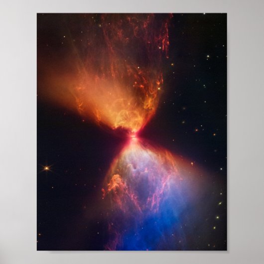Poster Formation de protostar de JWST Hourglass (Devant)