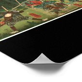 Poster Formation de Samurai avec Tengu, vers 1859 (Coin)