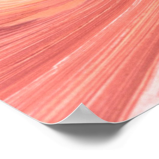 Poster Formation de Wave Sandstone Rock (Coin)