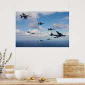 Poster Formation des aéronefs de la Force aérienne (Cuisine)