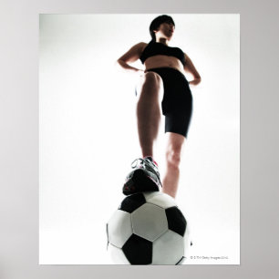 Poster formation des jeunes femmes, football