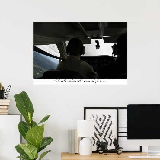 Poster Formation en vol (Bureau à domicile)