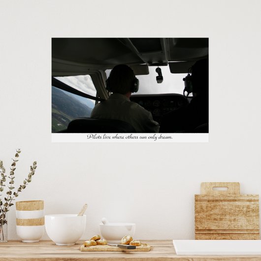 Poster Formation en vol (Cuisine)