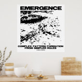 Poster Formation Motif Complexe D'Émergence À Partir De P (Cuisine)