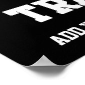 Poster Formation personnelle de formateur noir et blanc D (Coin)