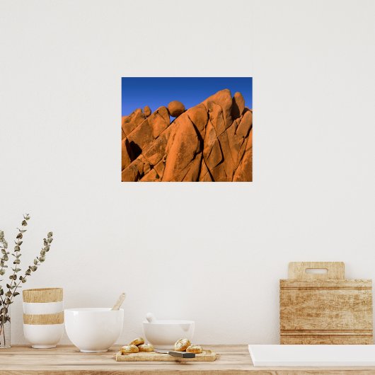 Poster Formation rocheuse unique, Californie (Cuisine)