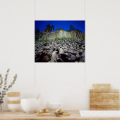 Poster Formations basaltiques des diables postpile (Cuisine)