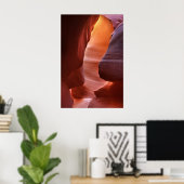 Poster Formations de fentes du canyon Antelope (Bureau à domicile)