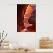 Poster Formations de fentes du canyon Antelope (Cuisine)