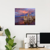 Poster Formations de tuf sur le lac Mono (Bureau à domicile)