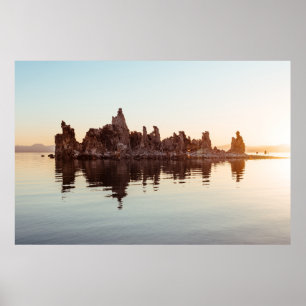 POSTER FORMATIONS DE TUFA AU LAC MONO.
