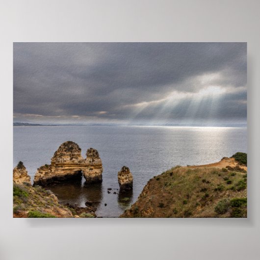 Poster Formations rocheuses en Algarve (Devant)