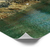 Poster Formations rocheuses et grottes en Alaska Collage (Coin)