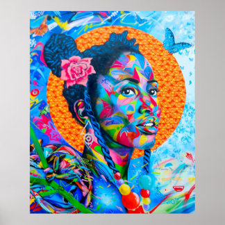 Poster Forme d'art classique abstrait