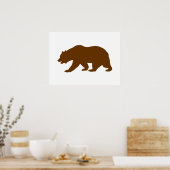 Poster Forme de l'ours (Cuisine)