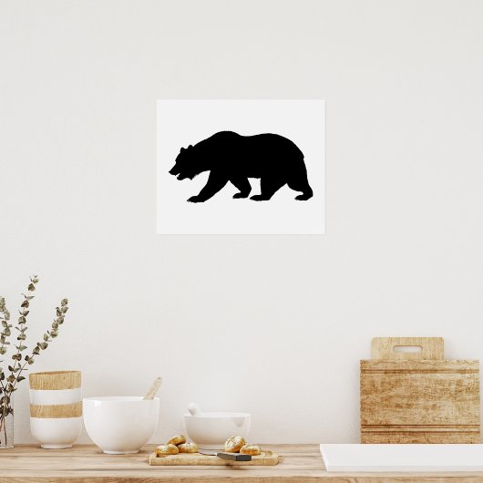 Poster Forme de l'ours (Cuisine)