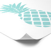 Poster Forme de pomme de pin verte décorative (Coin)