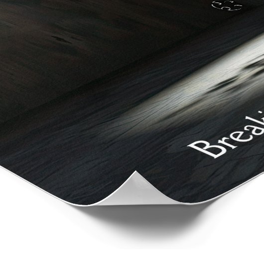 Poster Forme de puzzle flottant : Conception sculpturale  (Coin)