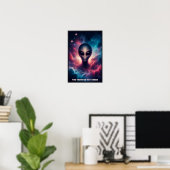 Poster Forme de vie externe personnalisable (Bureau à domicile)