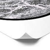 Poster Forme d'érable japonaise (Coin)